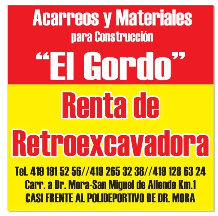 Imagen del negocio Acarreos y Materiales para Construcción "El Gordo"